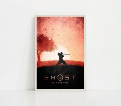 Ghost of Tsushima GAME Poster Canvas Wall Art Home Decor (No Frame)