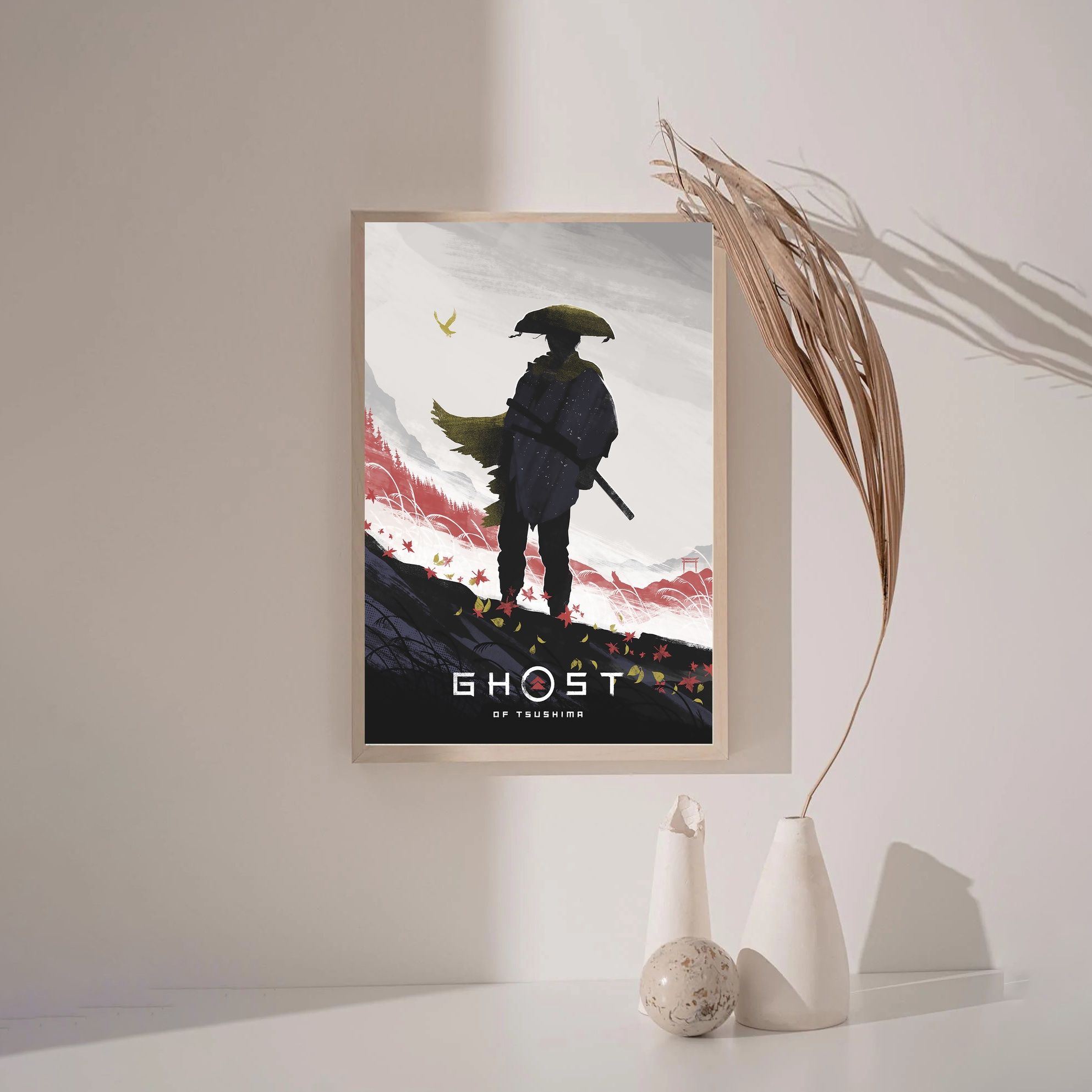 Ghost of Tsushima GAME Poster Canvas Wall Art Home Decor (No Frame) - Image 3