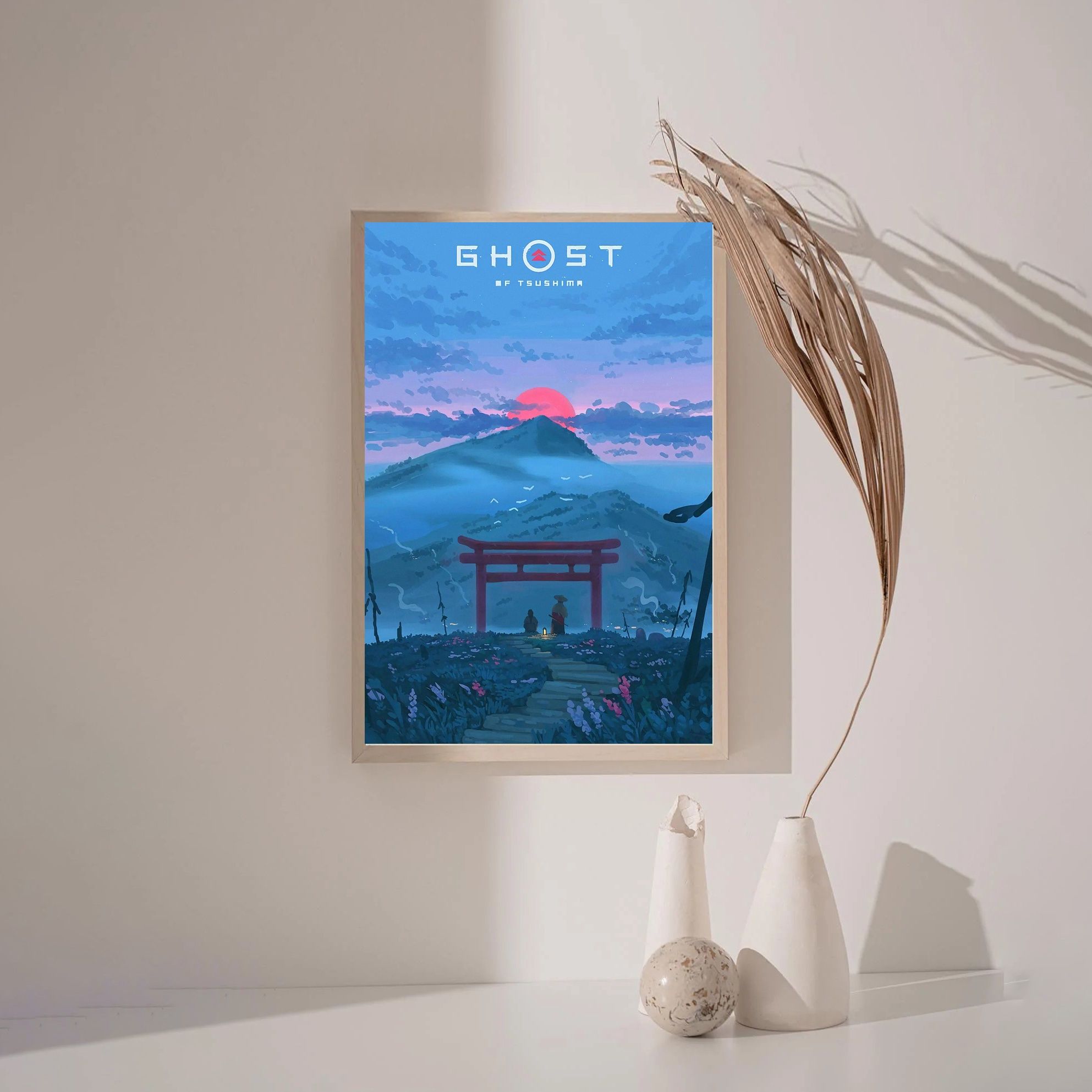Ghost of Tsushima GAME Poster Canvas Wall Art Home Decor (No Frame) - Image 3