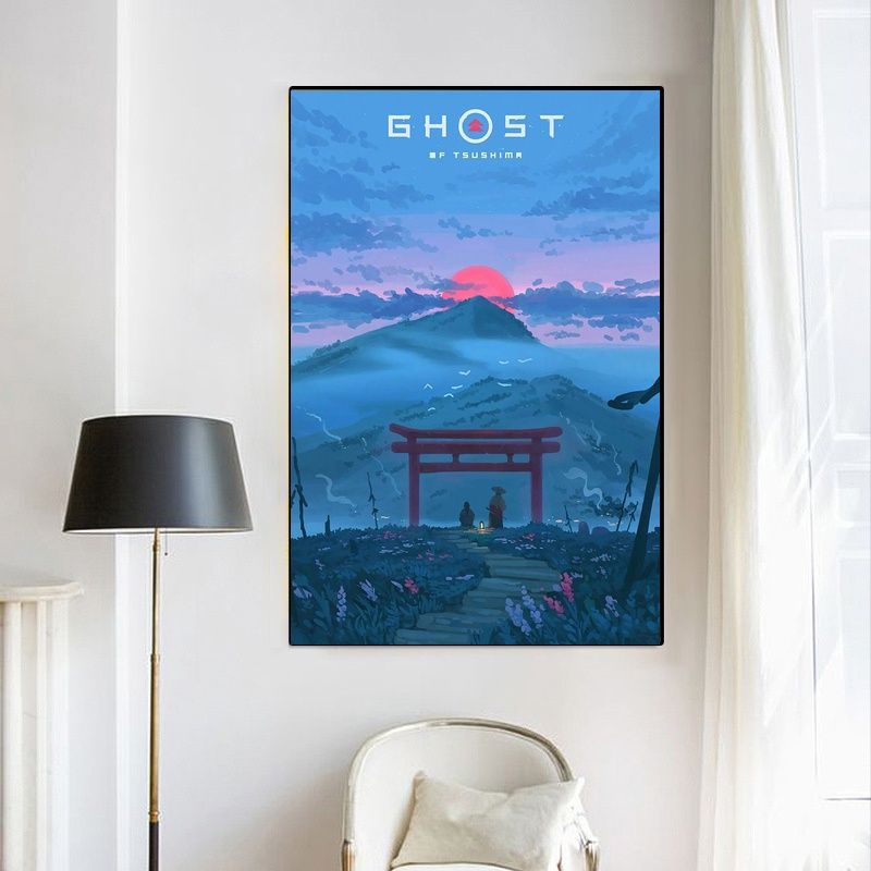 Ghost of Tsushima GAME Poster Canvas Wall Art Home Decor (No Frame) - Image 4