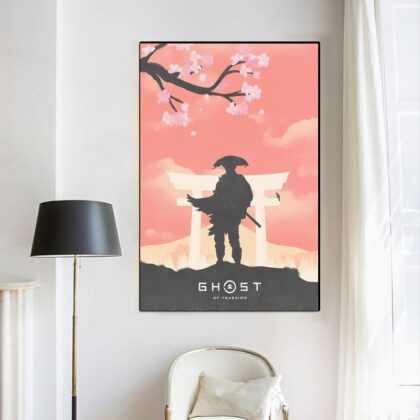 Ghost of Tsushima GAME Poster Canvas Wall Art Home Decor (No Frame)