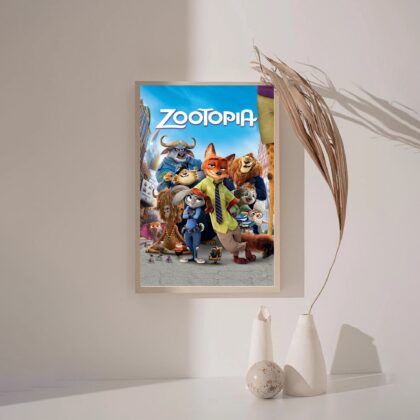 Zootopia 2016 MOVIE Poster Canvas Wall Art Home Decor (No Frame)
