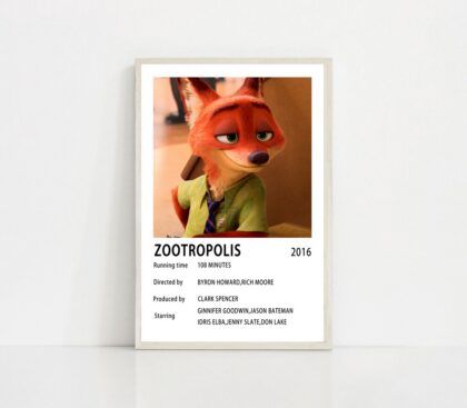 Zootopia 2016 MOVIE Poster Canvas Wall Art Home Decor (No Frame)