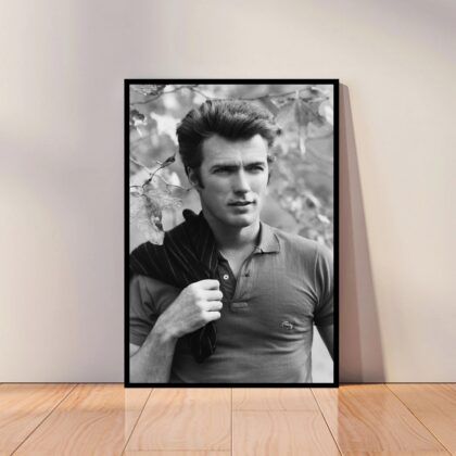 Clint Eastwood Poster Canvas Wall Art Home Decor (No Frame)