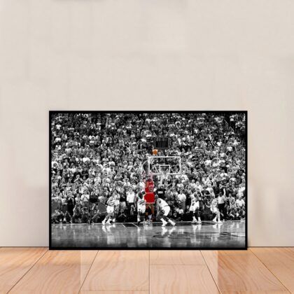 Michael Jordan Dunk Contest Poster Canvas Wall Art Home Decor (No Frame)