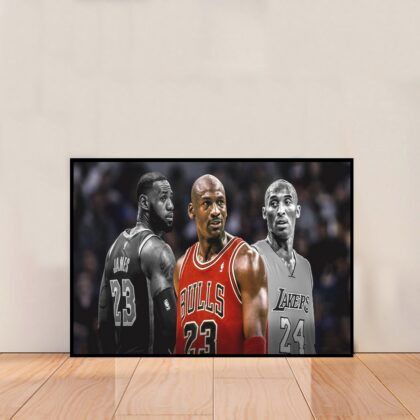 Michael Jordan Dunk Contest Poster Canvas Wall Art Home Decor (No Frame)