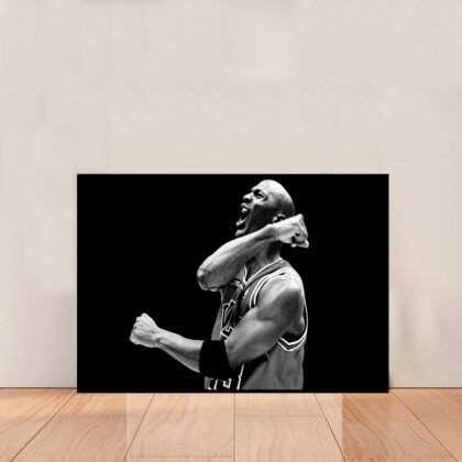 Michael Jordan Dunk Contest Poster Canvas Wall Art Home Decor (No Frame)