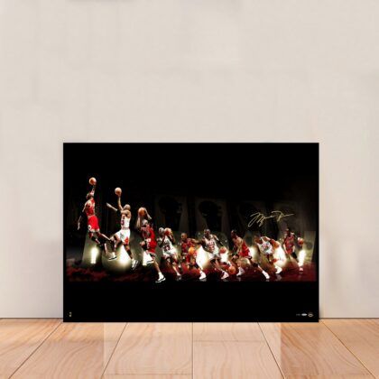 Michael Jordan Dunk Contest Poster Canvas Wall Art Home Decor (No Frame)