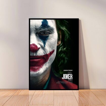 Joker Movie Joaquin Phoenix Movie Poster Canvas Wall Art Home Decor (No Frame)