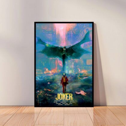 Joker Movie Joaquin Phoenix Movie Poster Canvas Wall Art Home Decor (No Frame)