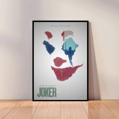 Joker Movie Joaquin Phoenix Movie Poster Canvas Wall Art Home Decor (No Frame)