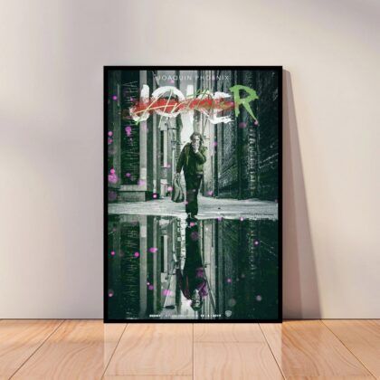 Joker Movie Joaquin Phoenix Movie Poster Canvas Wall Art Home Decor (No Frame)