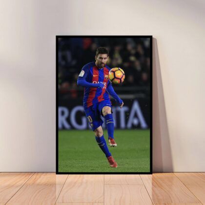 Lionel Messi Football Poster Canvas Wall Art Home Decor (No Frame)
