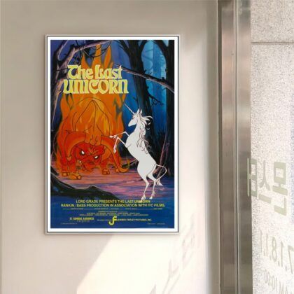The Last Unicorn MOVIE Poster Canvas Wall Art Home Decor (No Frame)