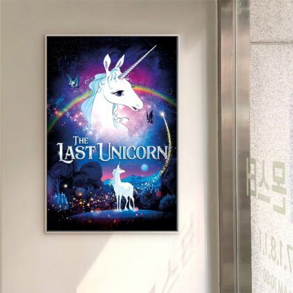 The Last Unicorn MOVIE Poster Canvas Wall Art Home Decor (No Frame)