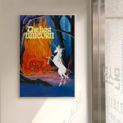 The Last Unicorn Movie Poster Canvas Wall Art Home Decor (No Frame)