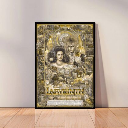 Labyrinth Classic Movie Poster Canvas Wall Art Home Decor (No Frame)