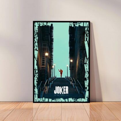 Joker Movie Joaquin Phoenix Movie Poster Canvas Wall Art Home Decor (No Frame)