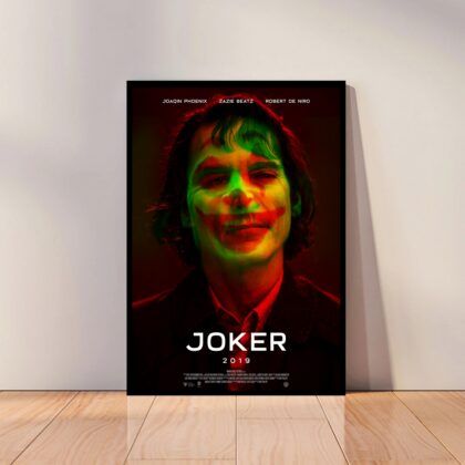 Joker Movie Joaquin Phoenix Movie Poster Canvas Wall Art Home Decor (No Frame)