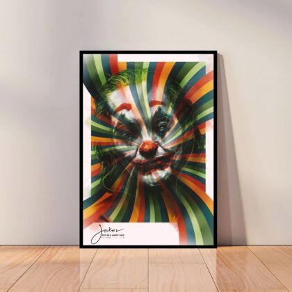 Joker Movie Joaquin Phoenix Movie Poster Canvas Wall Art Home Decor (No Frame)