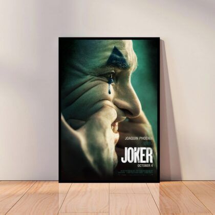 Joker Movie Joaquin Phoenix Movie Poster Canvas Wall Art Home Decor (No Frame)