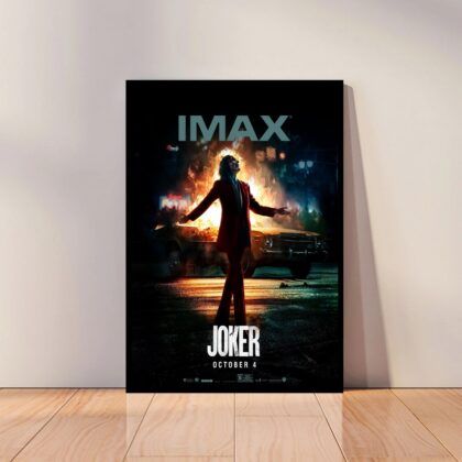 Joker Movie Joaquin Phoenix Movie Poster Canvas Wall Art Home Decor (No Frame)