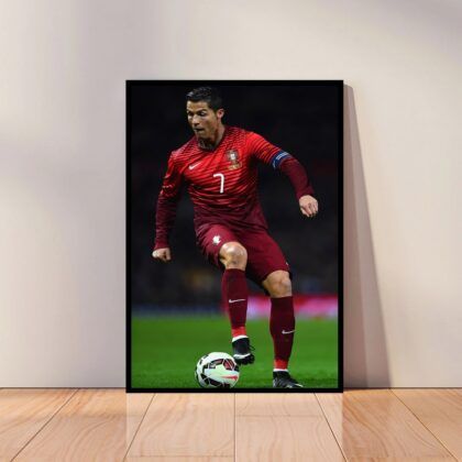Cristiano Ronaldo Sports Poster Canvas Wall Art Home Decor (No Frame)
