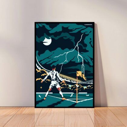 Cristiano Ronaldo Sports Poster Canvas Wall Art Home Decor (No Frame)