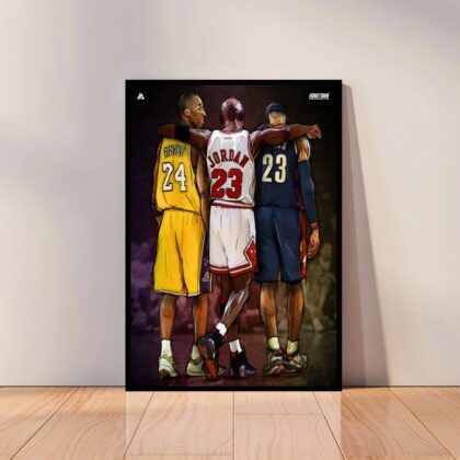 Michael Jordan Dunk Contest Poster Canvas Wall Art Home Decor (No Frame)