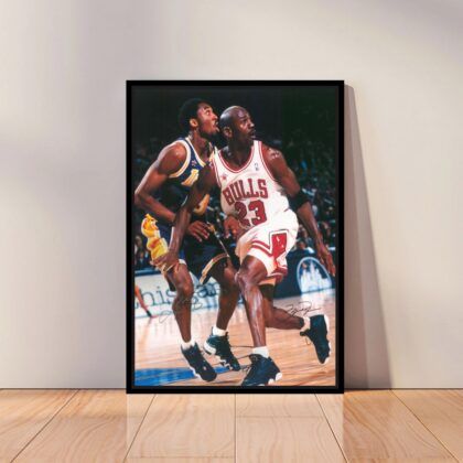 Michael Jordan Dunk Contest Poster Canvas Wall Art Home Decor (No Frame)