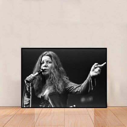 Janis Joplin Music Poster Canvas Wall Art Home Decor (No Frame)