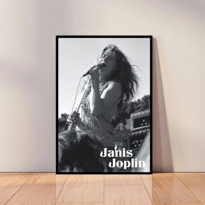 Janis Joplin Music Poster Canvas Wall Art Home Decor (No Frame)