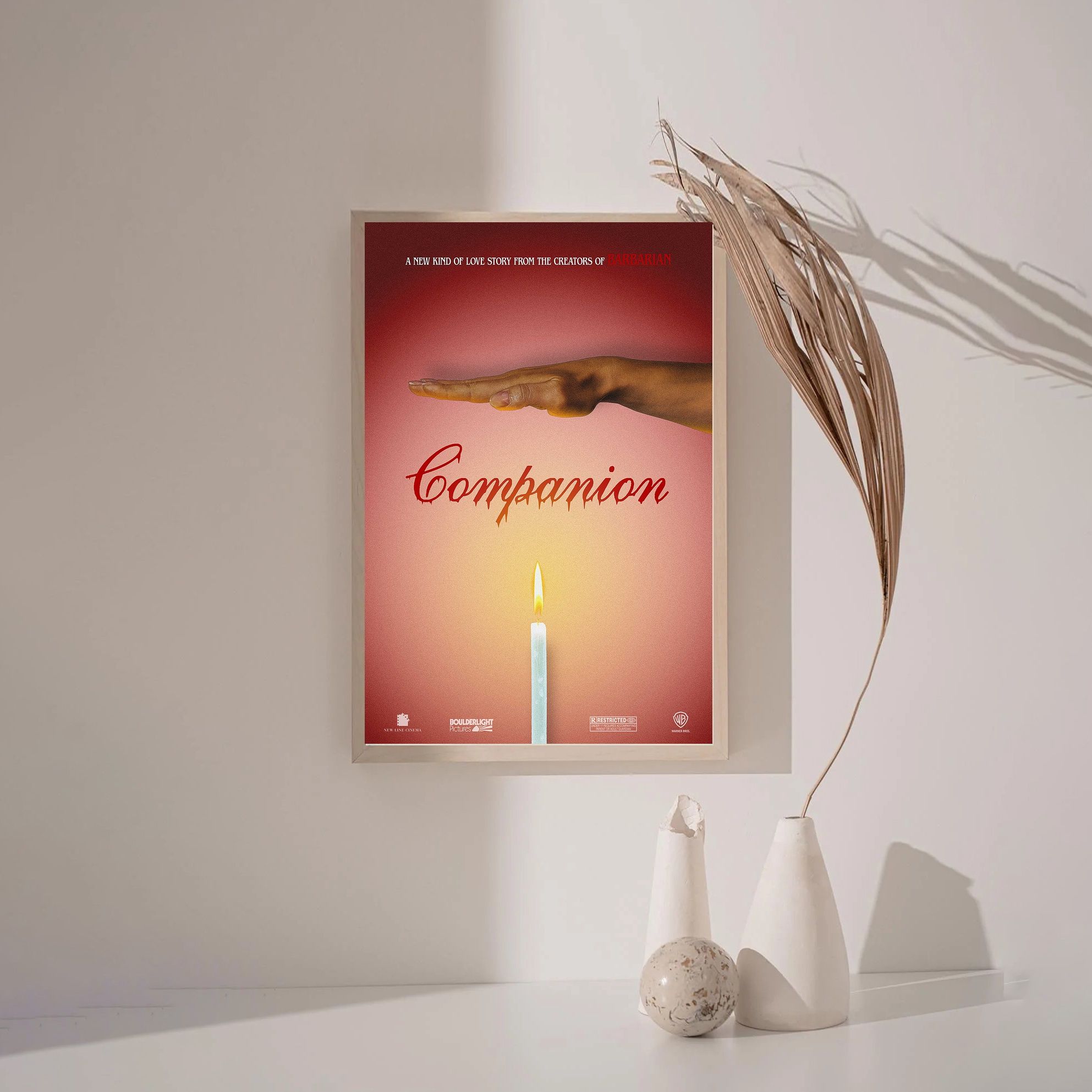 Companion MOVIE Poster Canvas Wall Art Home Decor (No Frame)