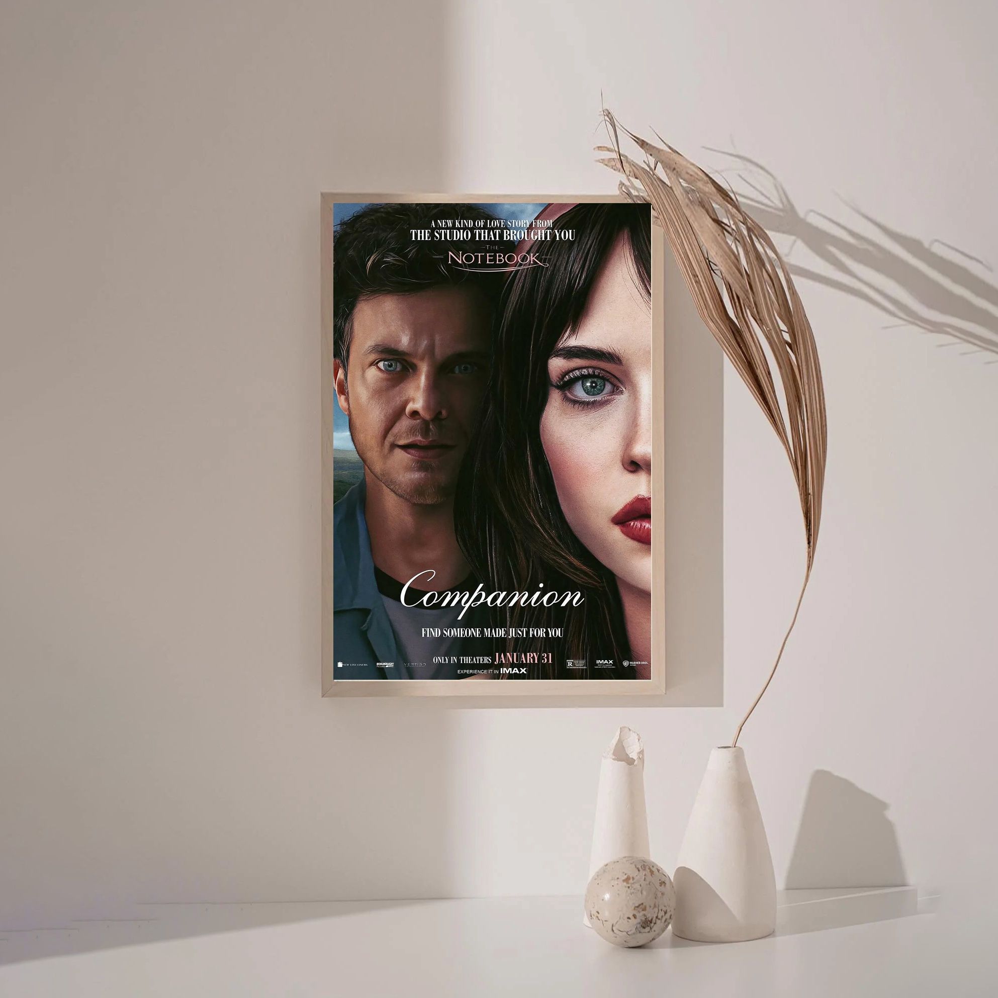 Companion MOVIE Poster Canvas Wall Art Home Decor (No Frame) - Image 3