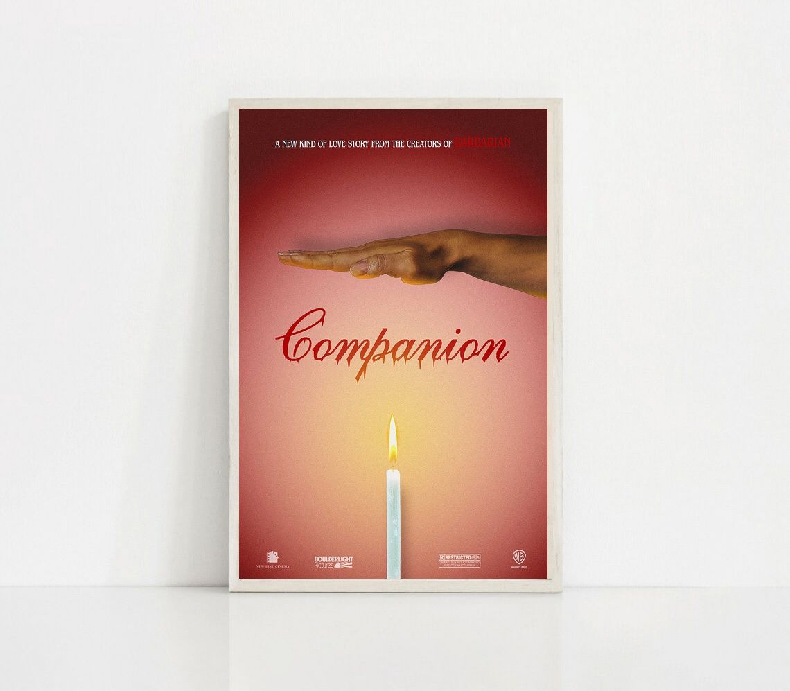 Companion MOVIE Poster Canvas Wall Art Home Decor (No Frame) - Image 2