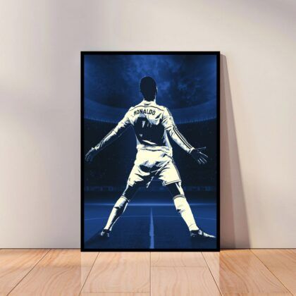Cristiano Ronaldo Sports Poster Canvas Wall Art Home Decor (No Frame)