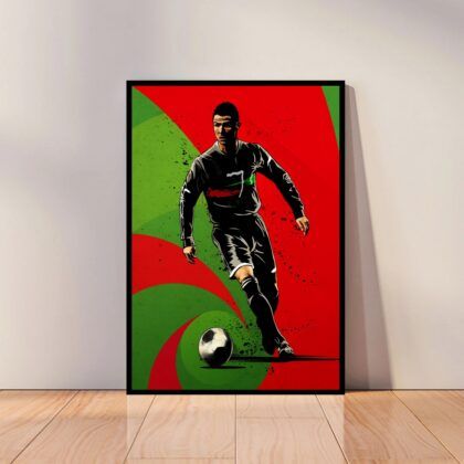 Cristiano Ronaldo Sports Poster Canvas Wall Art Home Decor (No Frame)