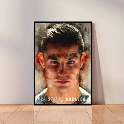 Cristiano Ronaldo Sports Poster Canvas Wall Art Home Decor (No Frame)