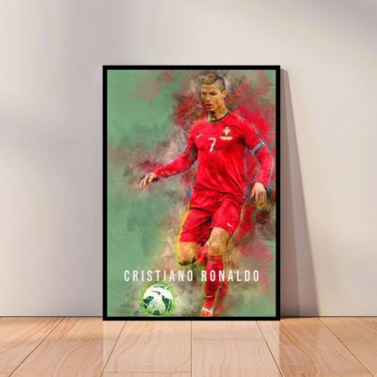 Cristiano Ronaldo Sports Poster Canvas Wall Art Home Decor (No Frame)