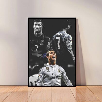 Cristiano Ronaldo Sports Poster Canvas Wall Art Home Decor (No Frame)