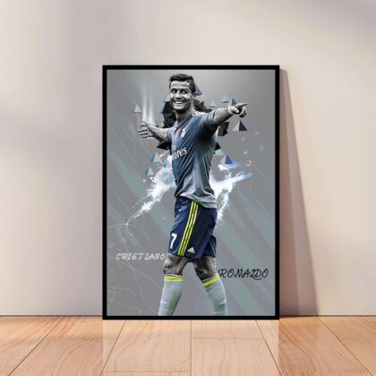 Cristiano Ronaldo Sports Poster Canvas Wall Art Home Decor (No Frame)