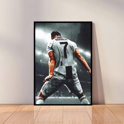 Cristiano Ronaldo Sports Poster Canvas Wall Art Home Decor (No Frame)