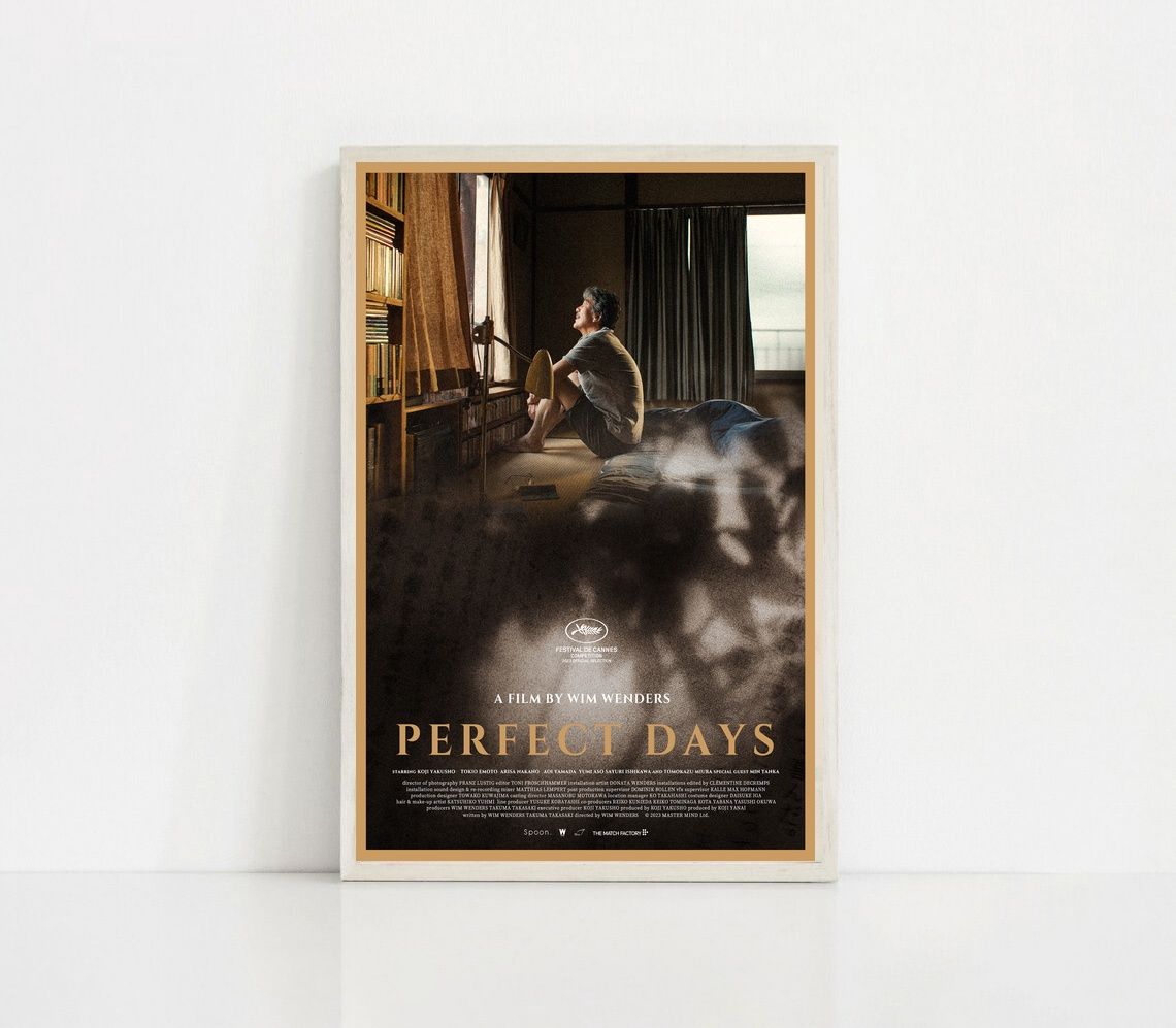 Perfect Days MOVIE Poster Canvas Wall Art Home Decor (No Frame)
