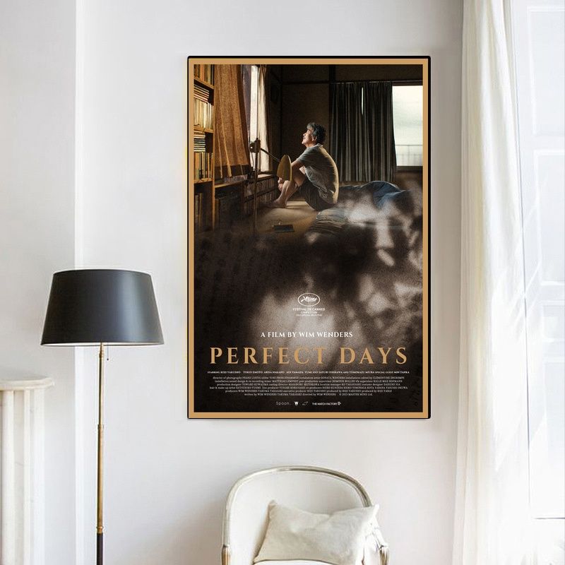 Perfect Days MOVIE Poster Canvas Wall Art Home Decor (No Frame) - Image 4