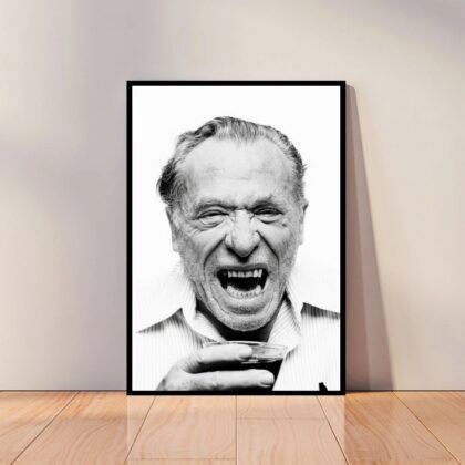 Charles Bukowski Poster Canvas Wall Art Home Decor (No Frame)