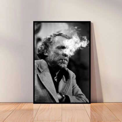 Charles Bukowski Poster Canvas Wall Art Home Decor (No Frame)