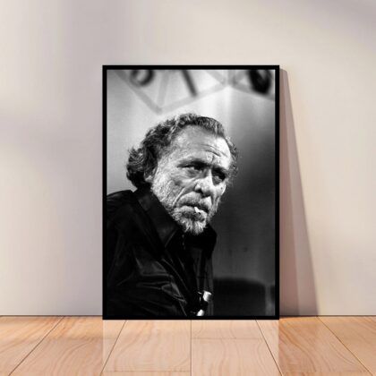 Charles Bukowski Poster Canvas Wall Art Home Decor (No Frame)