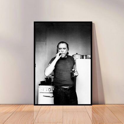 Charles Bukowski Poster Canvas Wall Art Home Decor (No Frame)