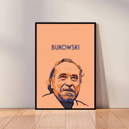 Charles Bukowski Poster Canvas Wall Art Home Decor (No Frame)