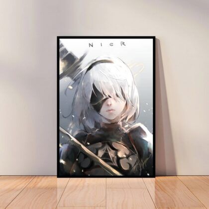 Nier Automata Game Poster Canvas Wall Art Home Decor (No Frame)